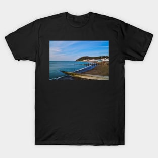 Aberystwyth Beach & Promenade No2 - Spring - Coastal Scenery T-Shirt